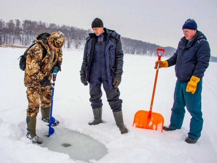 Түбән Кама районында балыкларны коткару өчен бәке тиштеләр